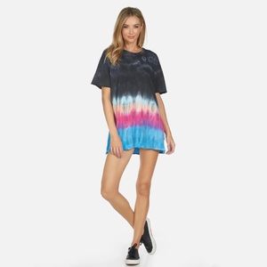 PRiICE FIRM🚨 Michael Lauren Burman Tie-Dye Dress T-shirt Mini Dress Medium